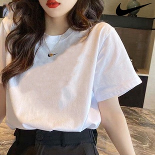 耐克NIKE短袖女装2025新款潮宽松运动服休闲服圆领T恤半袖FD4150