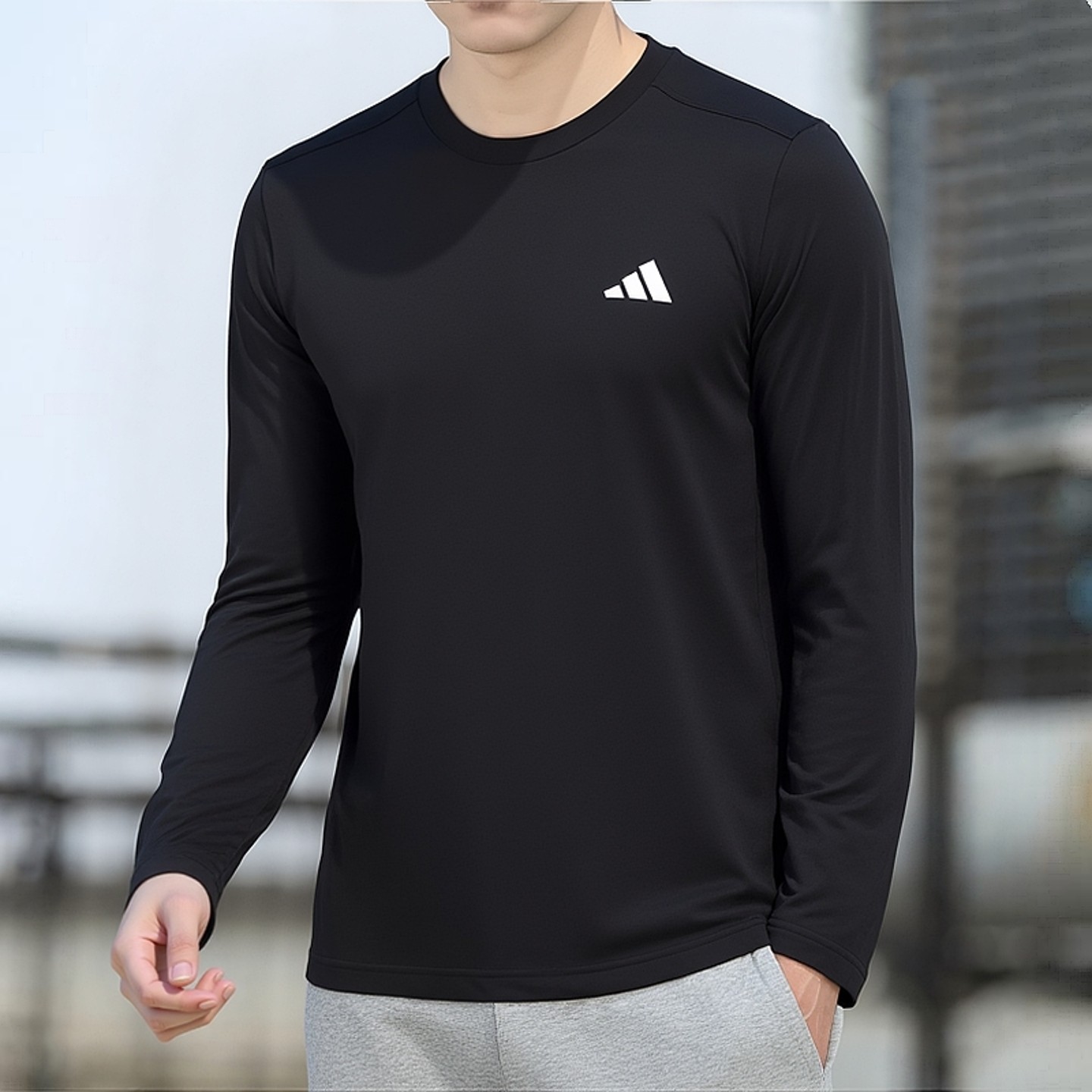 阿迪达斯长袖T恤男新款跑步健身训练运动服户外跑步速干透气上衣,运动服/休闲服装,运动T恤,淘宝优惠券,粉丝福利购,淘宝优惠卷
