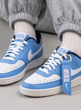 Nike耐克24年新款蓝色低帮板鞋女户外运动鞋正品防滑休闲鞋FJ2767