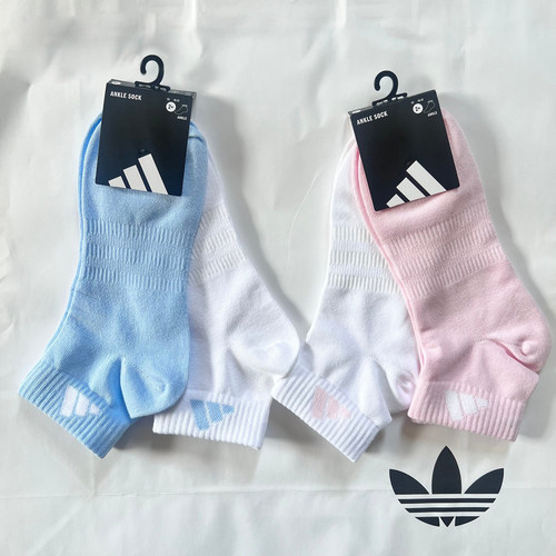 阿迪达斯袜子男女新款中筒袜篮球休闲棉质多色训练运动袜短袜男袜
