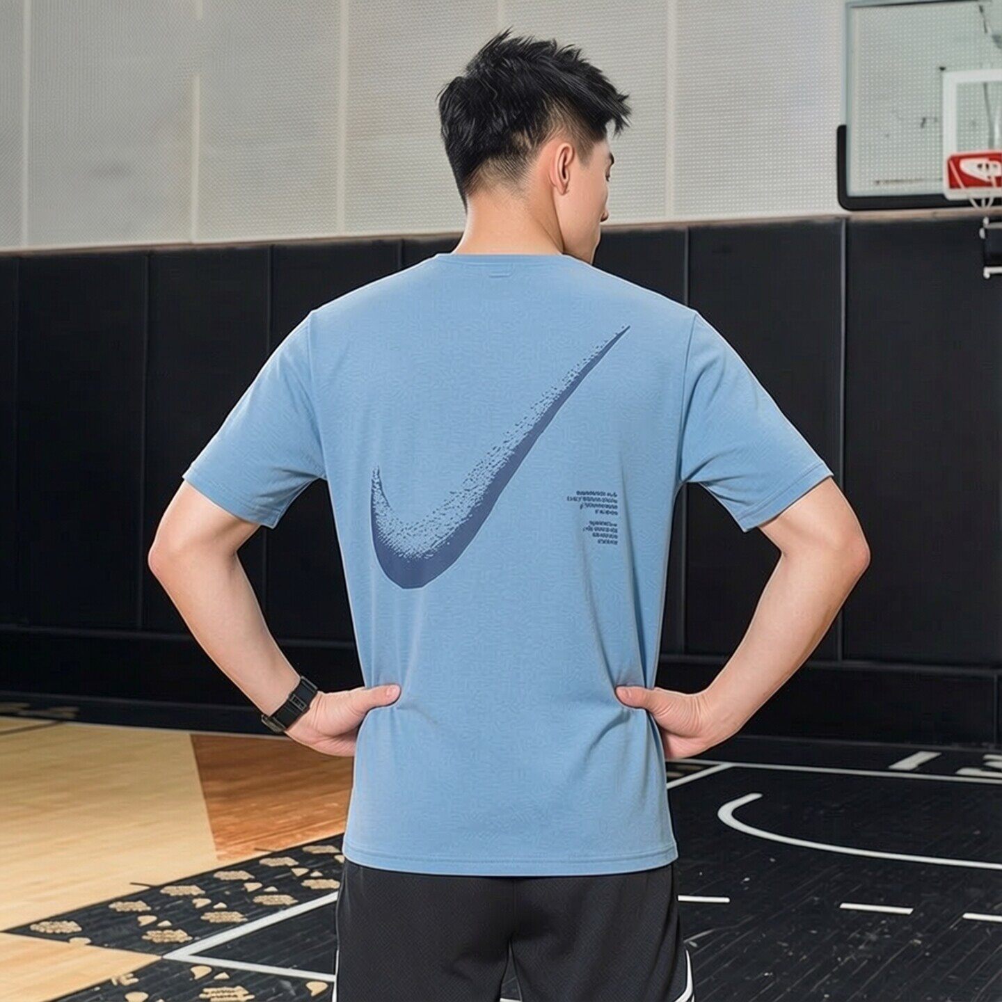 NIKE耐克速干防晒短袖夏季新款运动T恤男子健身训练服上衣IF2198