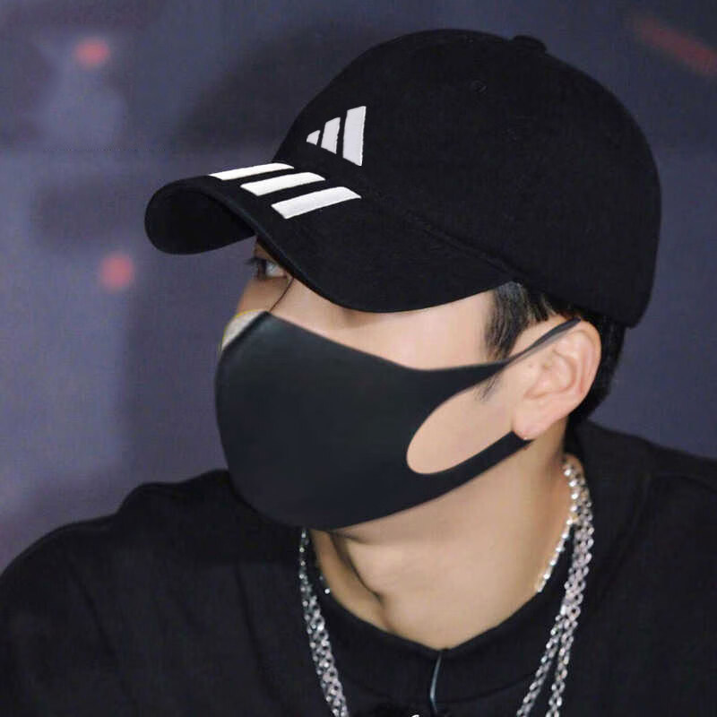 阿迪达斯鸭舌帽男帽户外遮阳骑行棒球帽男士大头围纯棉运动女帽子