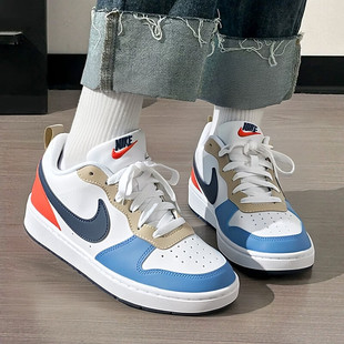 2025春季新款女鞋Nike耐克鞋子彩色拼接板鞋轻便运动鞋正品休闲鞋