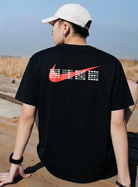 耐克中高考短袖男满分全对棉T恤
