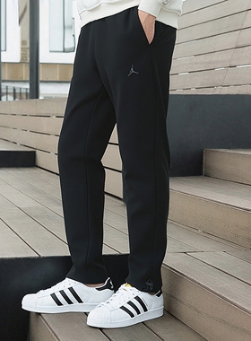 Jordan乔丹速干长裤冬季新款运动裤AJ篮球男裤锥形裤子拉链休闲裤