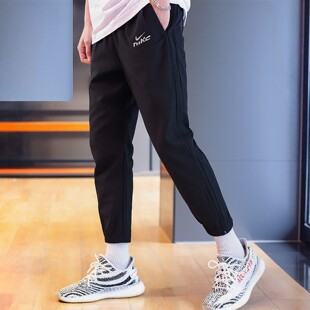 男裤 速干黑色长裤 冰丝运动裤 Nike耐克裤 卫裤 新款 跑步小脚裤 子春季