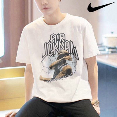 正品纯棉耐克运动透气T恤短袖