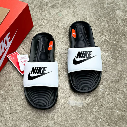 Nike假一赔十黑白鸳鸯拖鞋