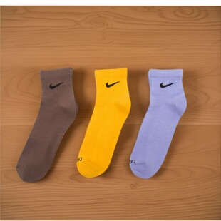 NIKE耐克袜子正品薄款运动袜跑步短袜男女中筒袜夏季新款针织棉袜