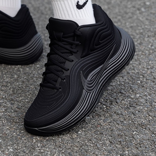Nike耐克正品黑色男鞋冬季新款运动鞋PRECISION 8 MID中帮篮球鞋