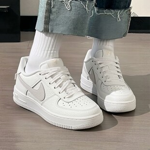 Nike耐克鞋子正品空军一号板鞋白色皮面运动鞋新款女鞋透气休闲鞋