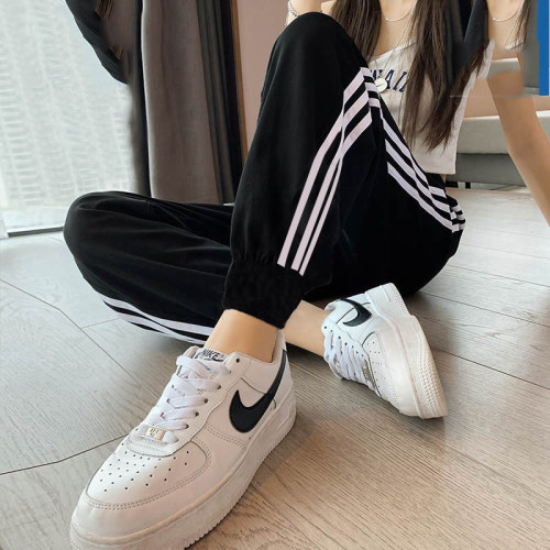 阿迪达斯薄款女裤春季正品透气运动裤束脚训练长裤九分裤GR9604