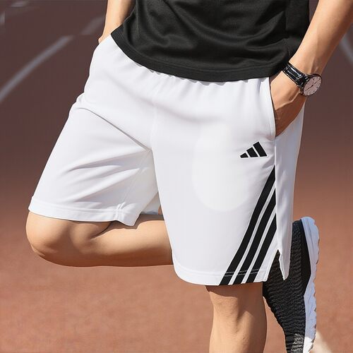 阿迪达斯透气短裤男夏季新款冰丝篮球速干宽松薄款男士休闲五分裤
