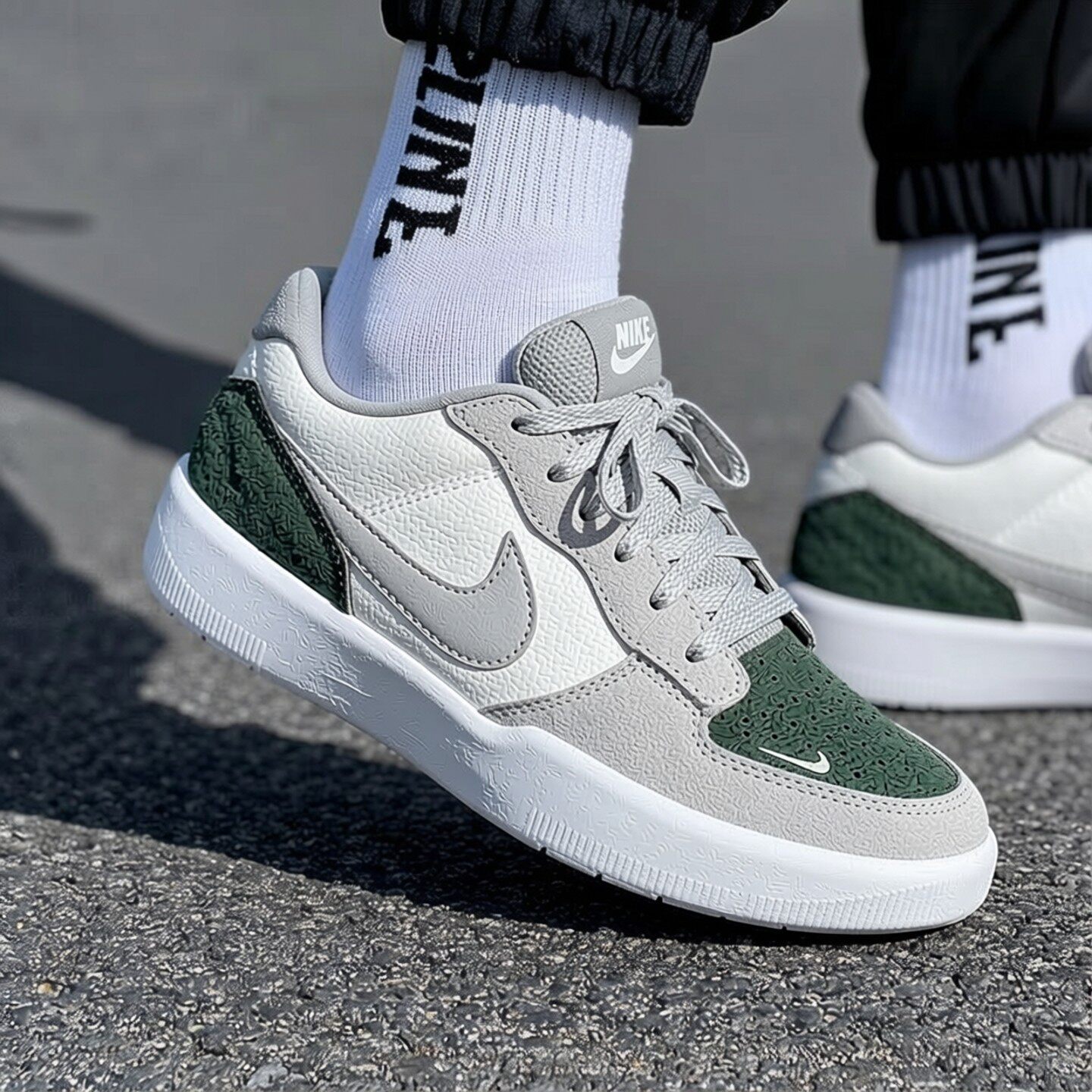 NIKE耐克板鞋男鞋春季新款COURT简版AJ小白鞋低帮复古学生休闲鞋