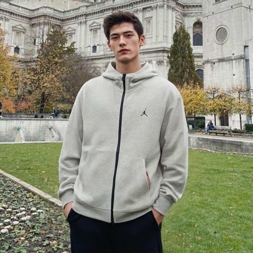 耐克官方正品针织运动夹克男外套