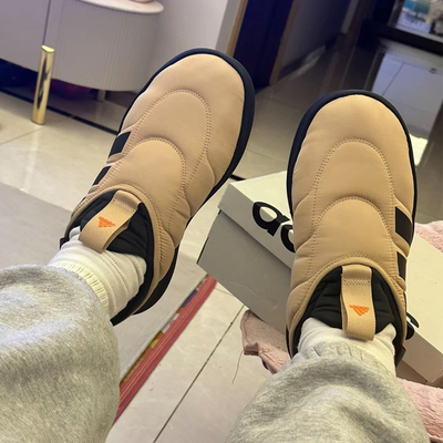 正品假一赔十三叶草棉鞋一脚蹬