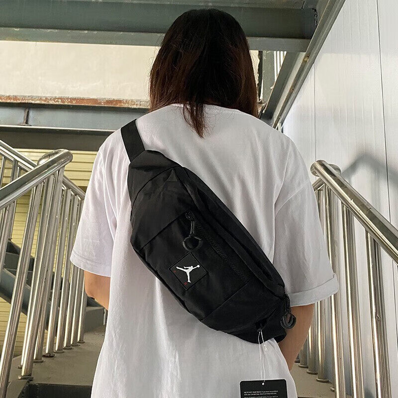 Jordan乔丹单肩包正品斜挎包男女腰包骑行胸包AJ运动包新款休闲包