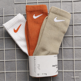 Nike耐克袜子新款针织高筒袜男女白袜速干篮球袜运动袜长袜SX7676