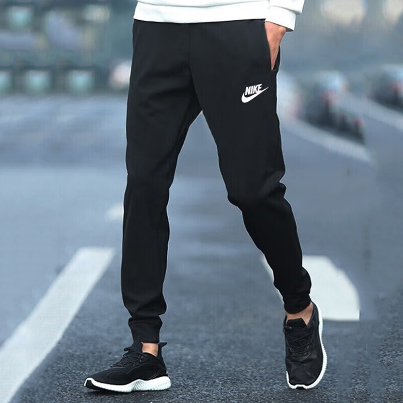 NIKE耐克男裤长裤篮球裤跑步裤秋季保暖黑色束脚运动裤卫裤BV2680