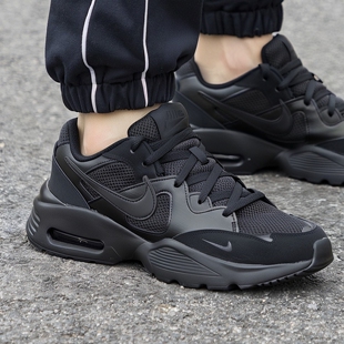 Nike耐克鞋子正品黑武士跑步鞋新款男鞋厚底运动鞋AIRMAX气垫网鞋