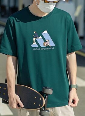 正品假一赔十短袖男夏纯棉T恤