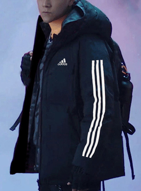 阿迪达斯棉服男冬季宽松保暖运动服宽松大码棉衣棉袄外套IX8884