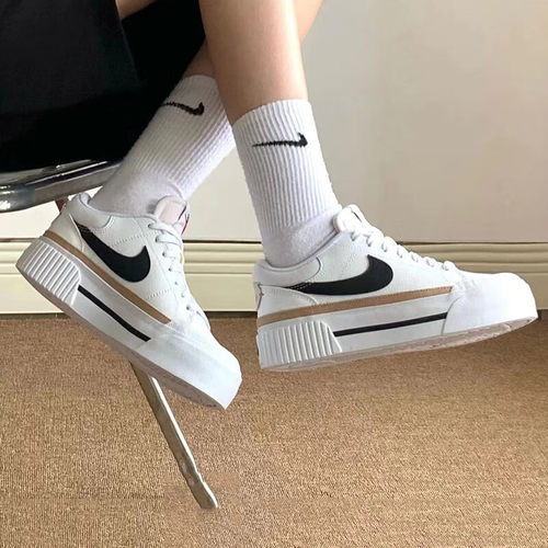 耐克女鞋板鞋25夏季新款正品复古经典鞋休闲鞋轻便运动鞋潮DM7590