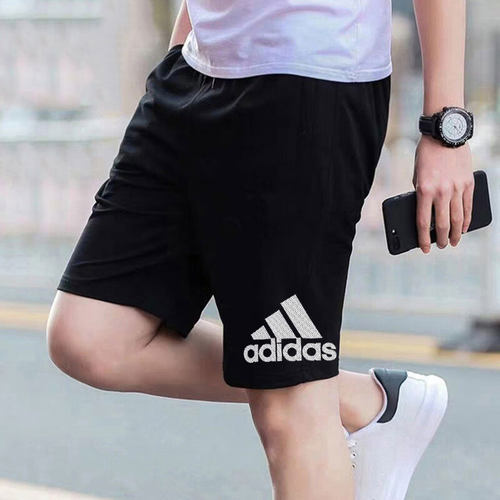 阿迪达斯短裤男2024夏季新款透气沙滩裤薄款运动裤五分梭织裤子男