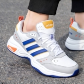 男士 时尚 跑步鞋 阿迪达斯皮面老爹鞋 女百搭旅游鞋 运动休闲鞋 鞋 子