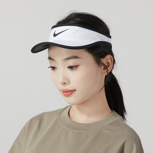 Nike耐克登山防晒空顶帽正品户外运动帽跑步网球鸭舌帽透气休闲帽