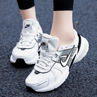 正品耐克鞋子NIKE V2K RUN运动鞋新款女鞋厚底老爹鞋跑步鞋网面鞋