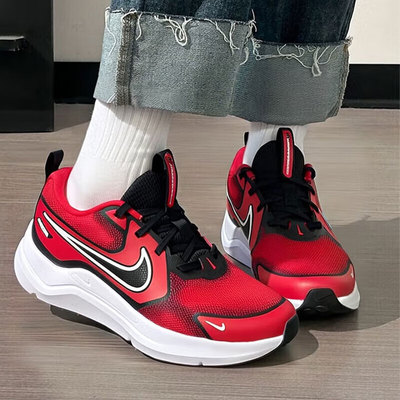 耐克官方正品红色跑步鞋女运动鞋