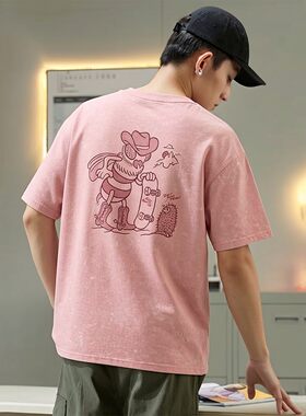 Nike耐克SB滑板短袖男26春季做旧印花纯棉宽松落肩运动T恤HV1307