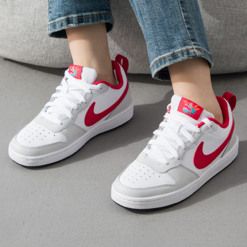 NIKE耐克板鞋女Court低帮女鞋耐磨透气轻便运动休闲鞋子 FZ5525