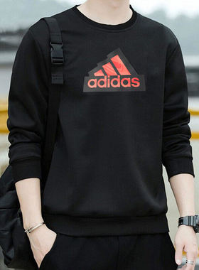 adidas阿迪达斯卫衣男2026秋季圆领长袖上衣运动服外套IT3989
