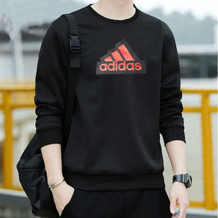 adidas阿迪达斯卫衣男2026秋季圆领长袖上衣运动服外套IT3989