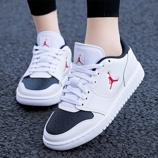 Jordan乔丹正品篮球板鞋2026年新款女鞋AJ鞋子皮面运动鞋休闲鞋潮