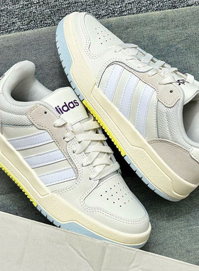 阿迪达斯板鞋女秋季新款低帮复古休闲鞋透气小白鞋运动女鞋JP9963