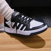 阿迪达斯板鞋 JI2560 黑低帮运动复古情侣篮球百搭男鞋 男女夏季 新款