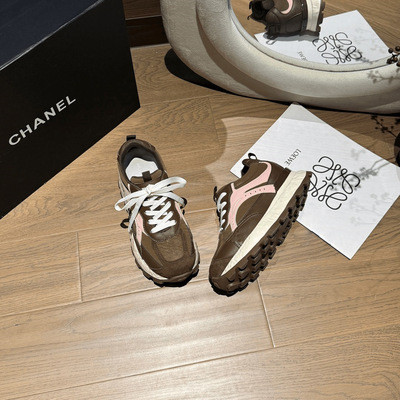 真皮真皮厚底2025透气休闲德训鞋春秋季新款系带女老爹复古阿甘鞋