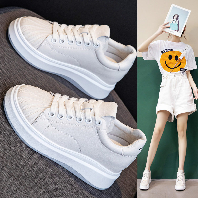 贝壳头小白鞋女内2026新款春季厚底休闲板鞋小码单鞋31 32 33,女鞋,休闲板鞋,淘宝优惠券,粉丝福利购,淘宝优惠卷