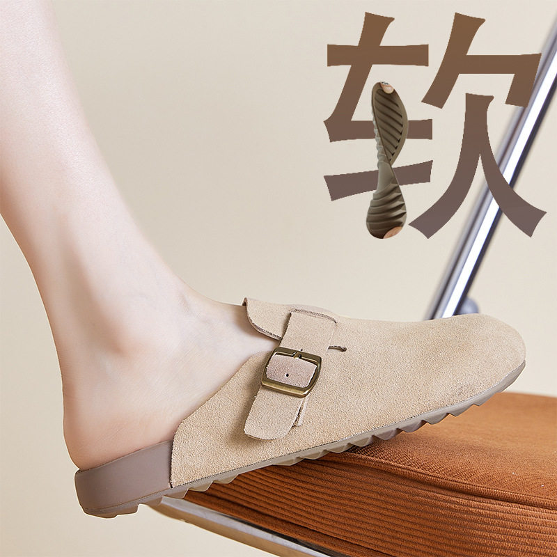 2503-2明星同款半岛吐司拖百搭休闲外穿包头拖一脚蹬半拖鞋勃肯鞋,女鞋,其他拖鞋,淘宝优惠券,粉丝福利购,淘宝优惠卷