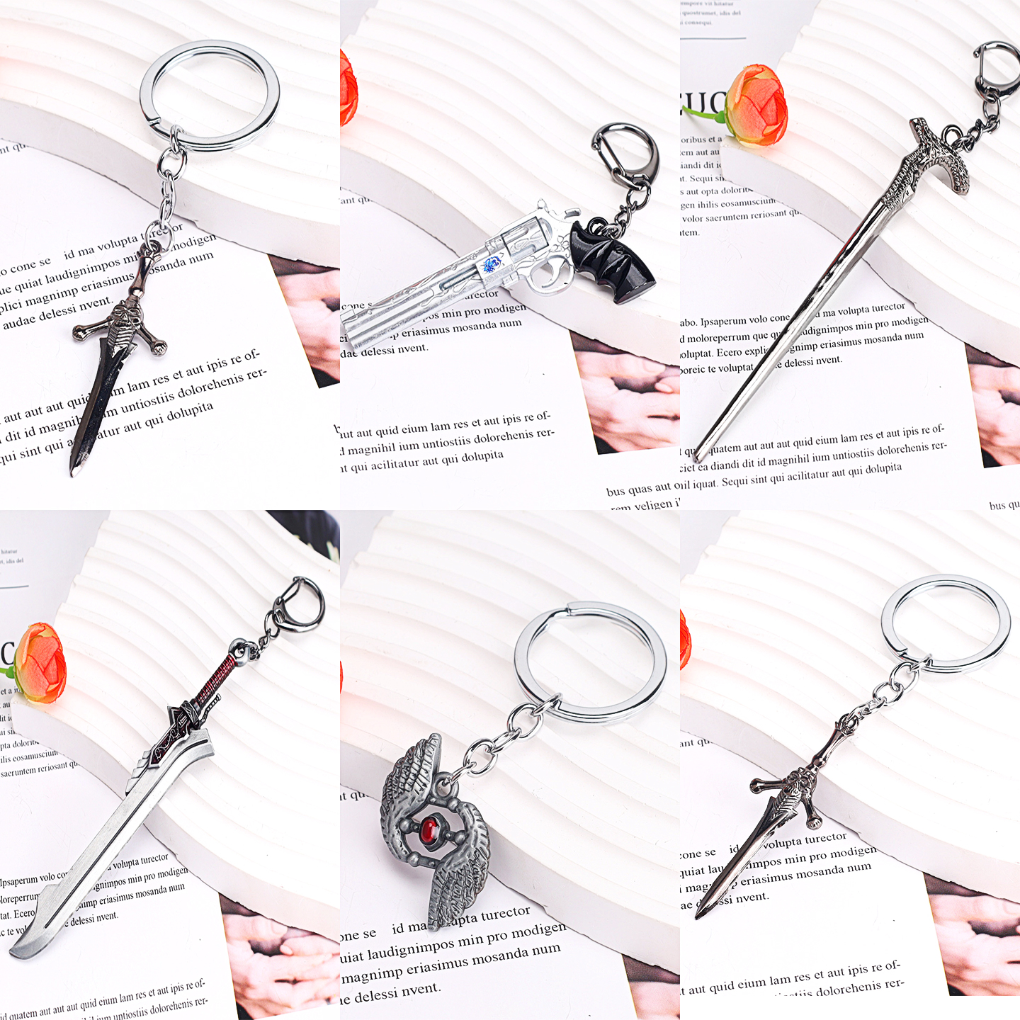 DevilMayCry鬼泣5钥匙扣包包挂件