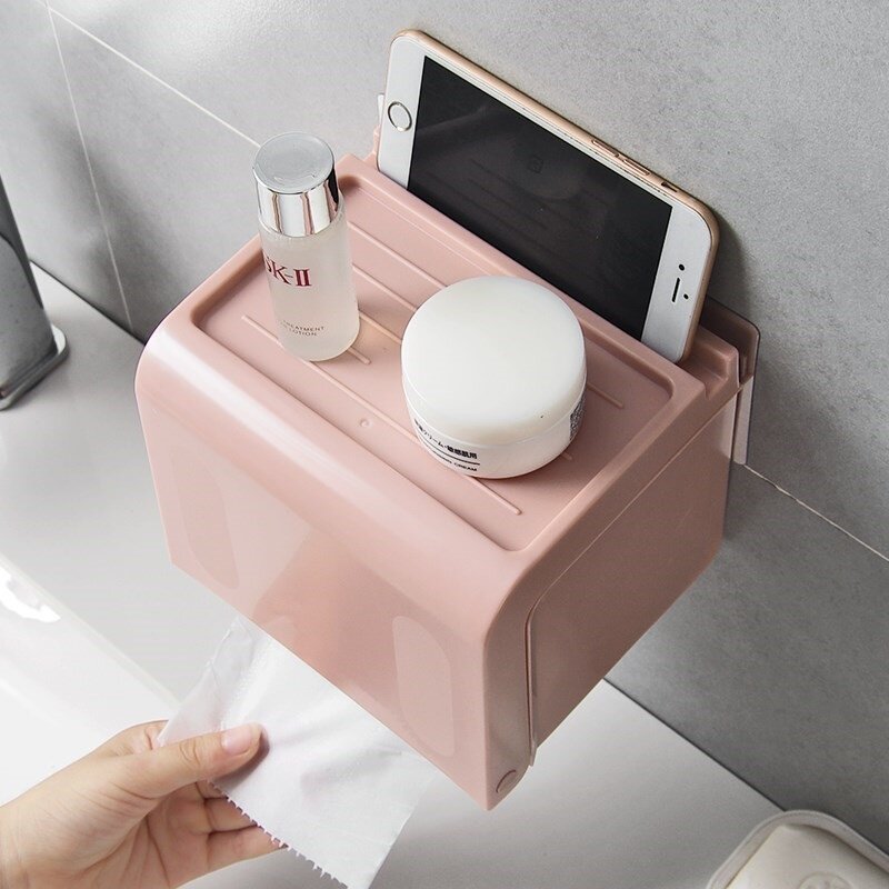 卫生间厕所纸巾盒创意免打孔抽纸手纸筒家用防水厕纸盒卫生卷纸架在类目 家庭/个人清洁工具, 卫浴用具/卫浴配件, 卷纸器/纸巾架中 - 来自Buy2taobao.com提供专业的淘宝代购服务