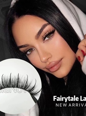 【Fairytale】仙子款水貂毛假睫毛欧美仙子毛卷翘浓密辣妹假睫毛