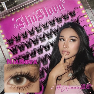 【温妮Winnie】亚裔感芭比漫画款单簇轻欧美风假睫毛混血感十足