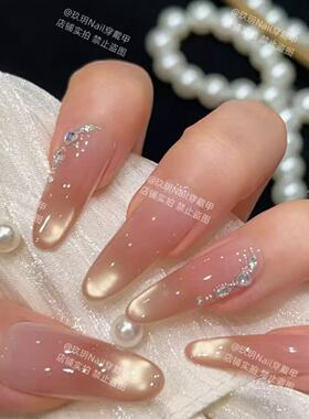 【萤火之光】2025新品裸色带钻显白秋冬爆款穿戴甲