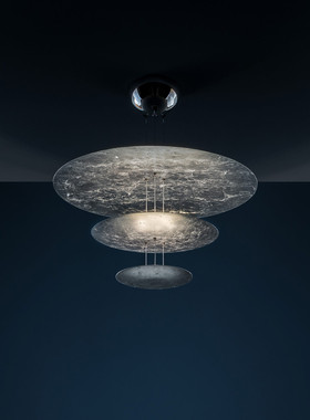 点光意大利Catellani & Smith Macchina吊灯 复古轻奢侘寂LED客厅