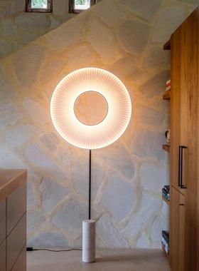 法国10 HEURES 10 Iris 80落地灯 轻奢大理石LED极简客厅艺术进口