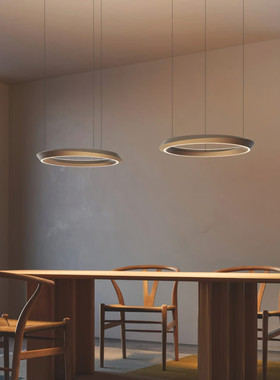 点光意大利Lodes Tidal吊灯 极简智能LED可升降餐厅厨房茶室轻奢